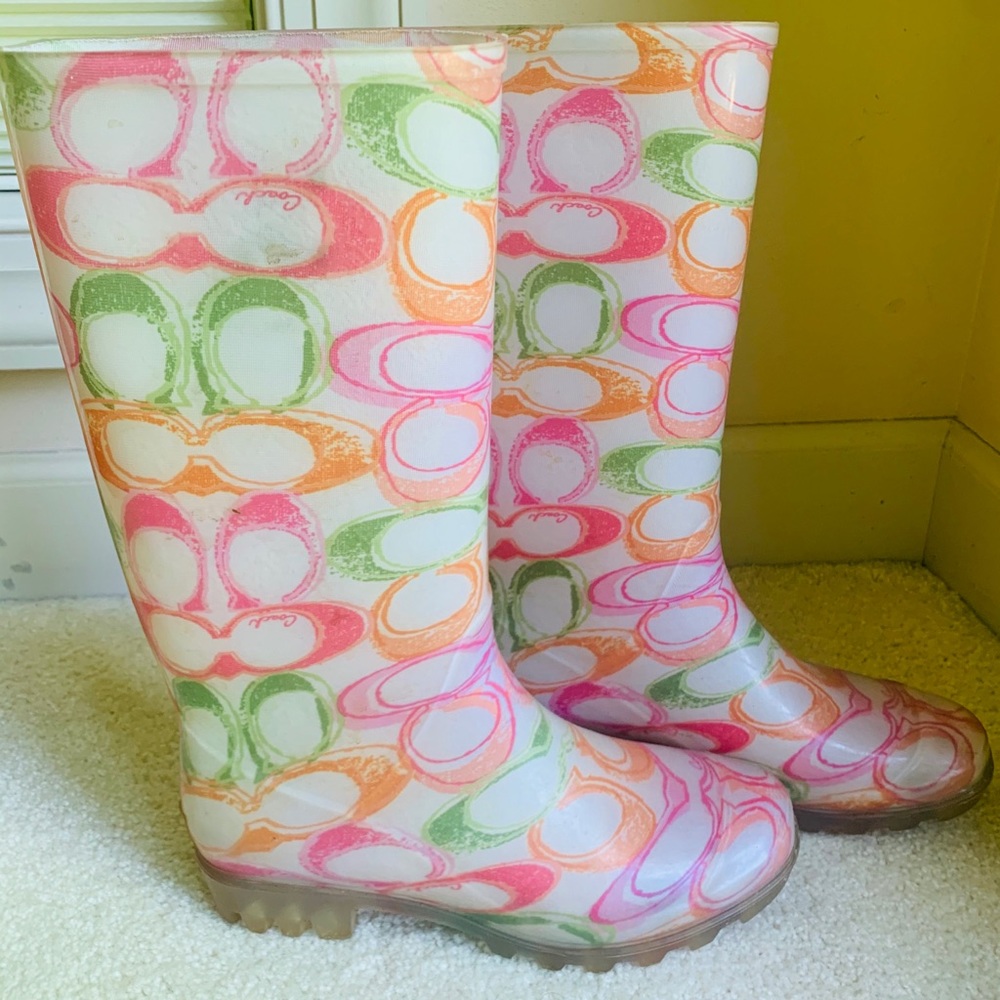 Coach Rainboots
